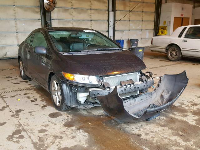 2HGFG12998H550880 - 2008 HONDA CIVIC EXL BLACK photo 1