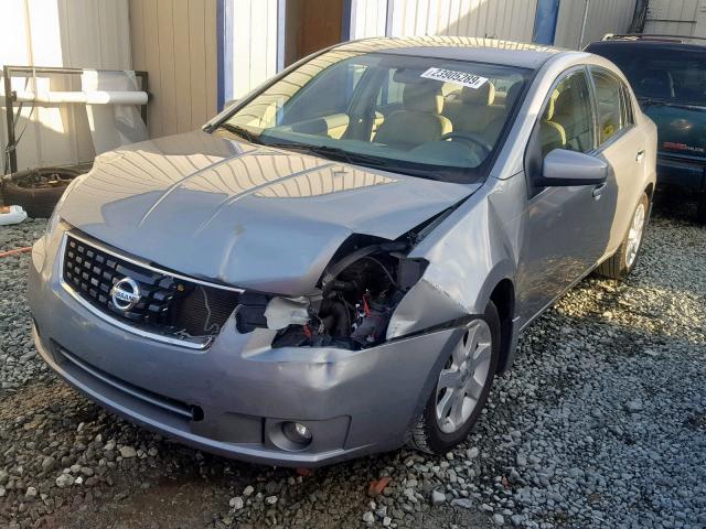 3N1AB61E68L626522 - 2008 NISSAN SENTRA 2.0 GRAY photo 2