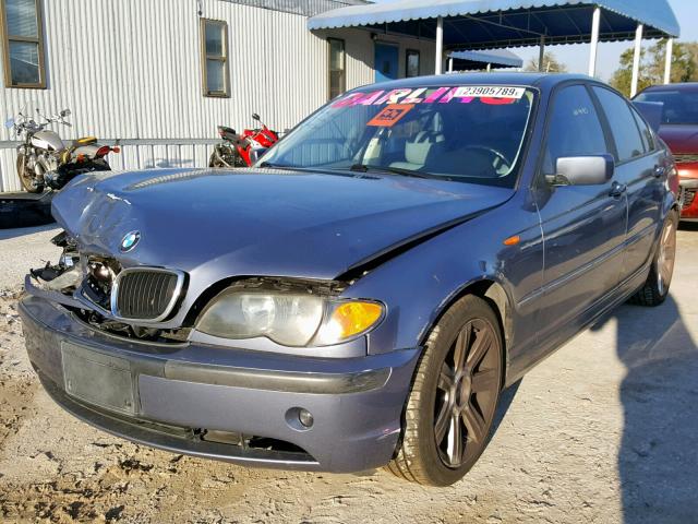 WBAEV334X2PD00291 - 2002 BMW 325 I BLUE photo 2