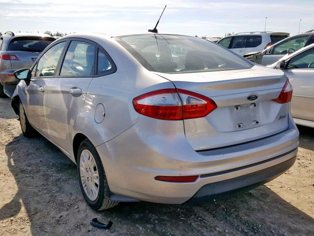 3FADP4AJ2EM154294 - 2014 FORD FIESTA S SILVER photo 3