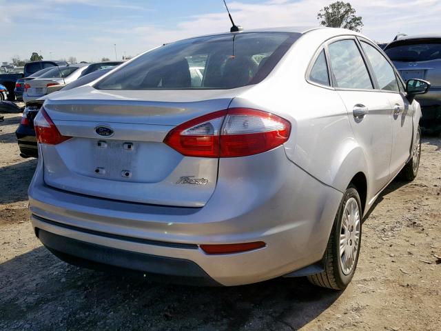 3FADP4AJ2EM154294 - 2014 FORD FIESTA S SILVER photo 4