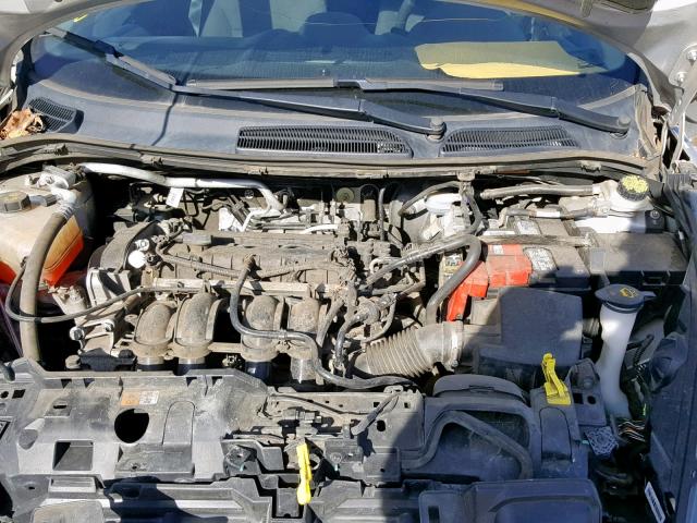 3FADP4AJ2EM154294 - 2014 FORD FIESTA S SILVER photo 7