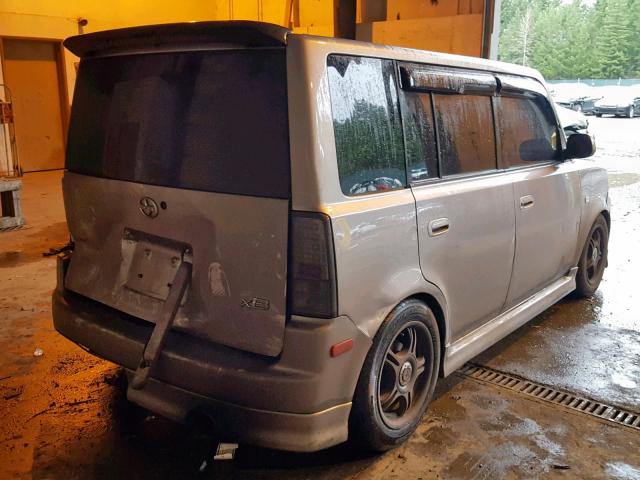 JTLKT324154027942 - 2005 TOYOTA SCION XB Күміс фото 4