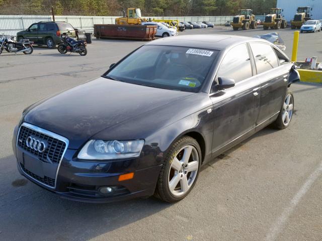 WAUDH74F48N016053 - 2008 AUDI A6 3.2 QUA BLUE photo 2