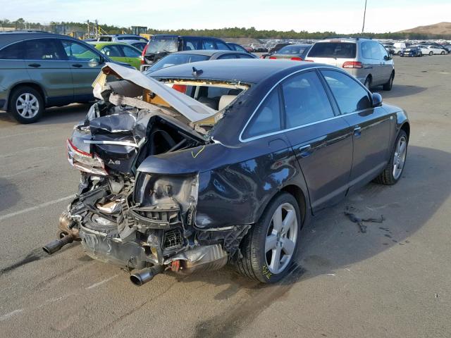 WAUDH74F48N016053 - 2008 AUDI A6 3.2 QUA BLUE photo 4