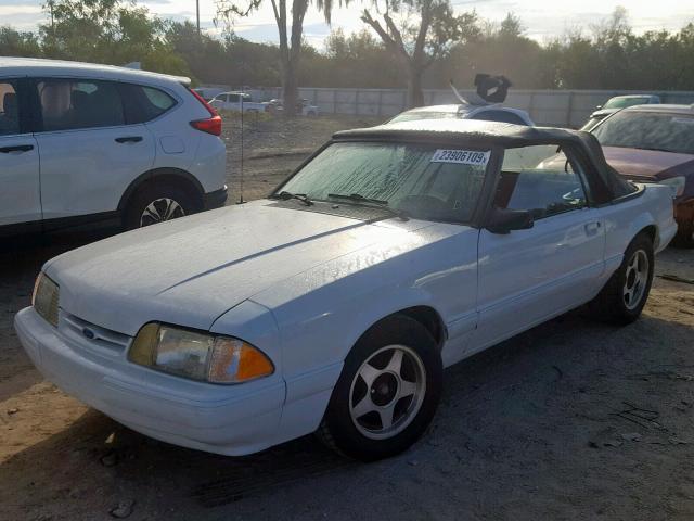 1FABP44AXJF115451 - 1988 FORD MUSTANG LX WHITE photo 2