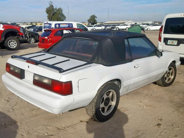 1FABP44AXJF115451 - 1988 FORD MUSTANG LX WHITE photo 4