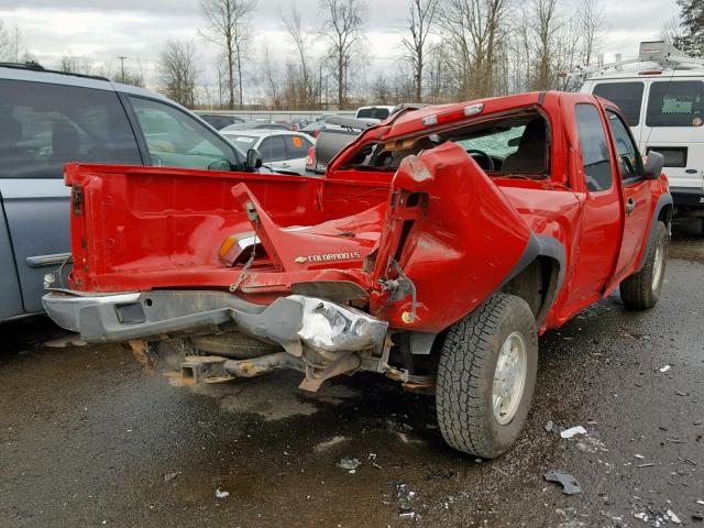 1GCDT198648181023 - 2004 CHEVROLET COLORADO RED photo 4