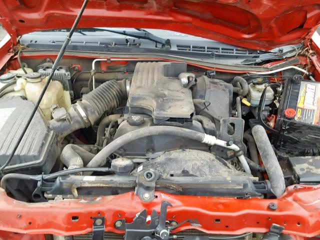 1GCDT198648181023 - 2004 CHEVROLET COLORADO RED photo 7