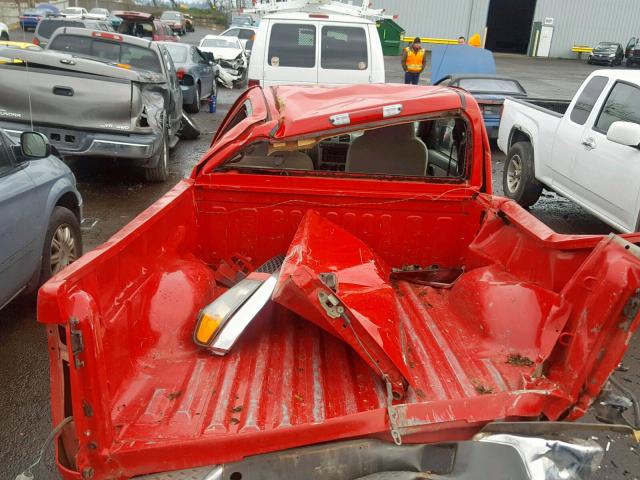 1GCDT198648181023 - 2004 CHEVROLET COLORADO RED photo 9