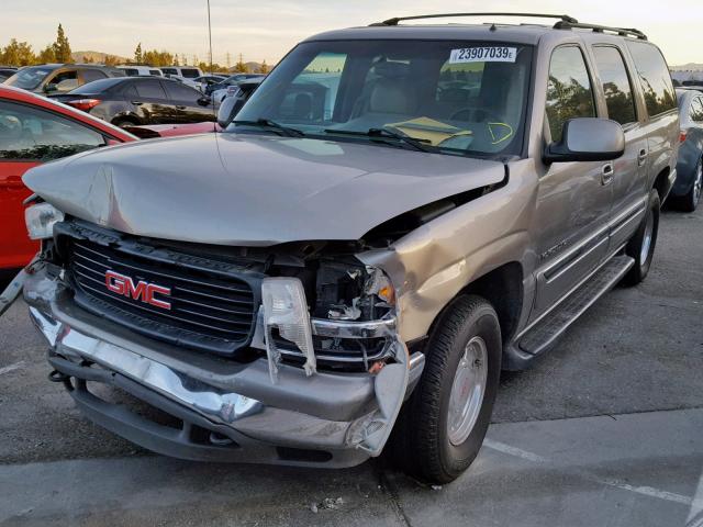 1GKEC16T82J114706 - 2002 GMC YUKON XL C TAN photo 2