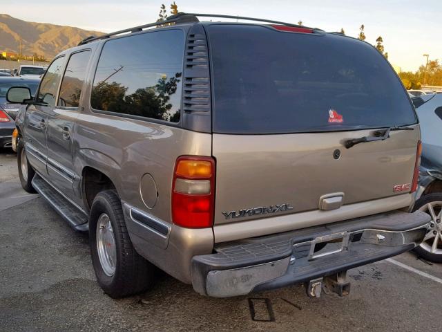 1GKEC16T82J114706 - 2002 GMC YUKON XL C TAN photo 3