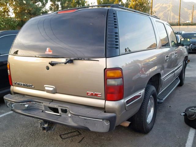 1GKEC16T82J114706 - 2002 GMC YUKON XL C TAN photo 4