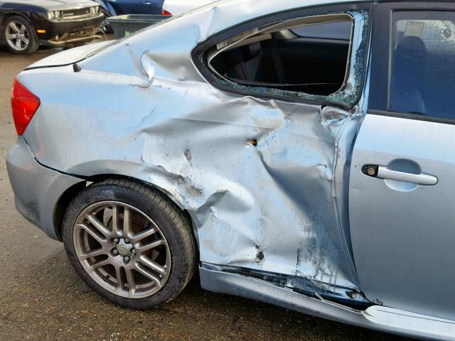 JTKDE177260083444 - 2006 TOYOTA SCION TC ლურჯი ფოტო 9