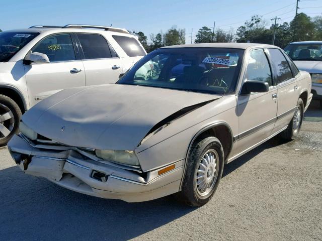 2G4WB54L0N1442371 - 1992 BUICK REGAL CUST TAN photo 2