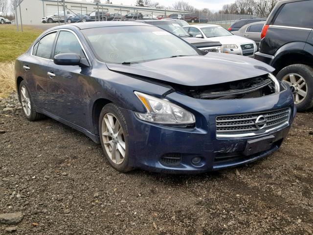 1N4AA5AP9AC826846 - 2010 NISSAN MAXIMA S BLUE photo 1