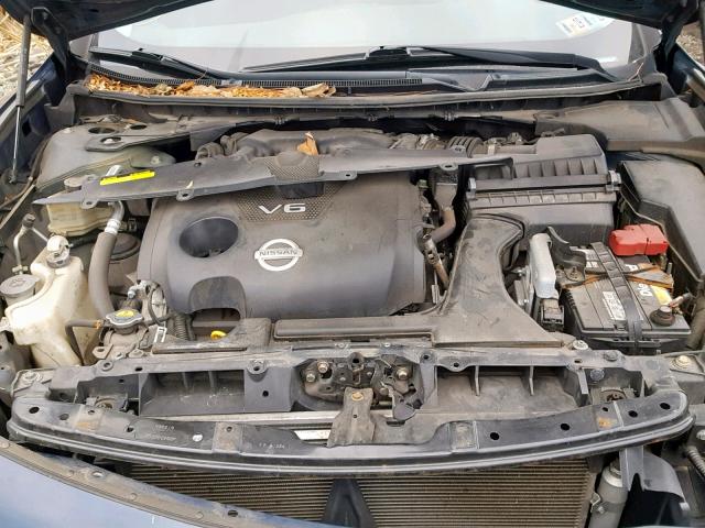 1N4AA5AP9AC826846 - 2010 NISSAN MAXIMA S BLUE photo 7