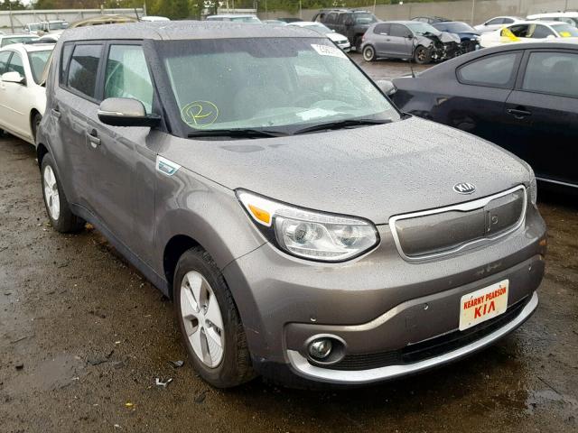 KNDJX3AEXG7014775 - 2016 KIA SOUL EV GRAY photo 1