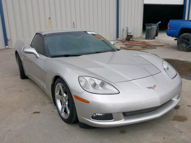 1G1YY26U375140406 - 2007 CHEVROLET CORVETTE SILVER photo 1