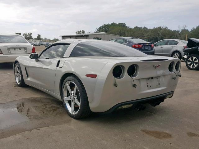 1G1YY26U375140406 - 2007 CHEVROLET CORVETTE SILVER photo 3