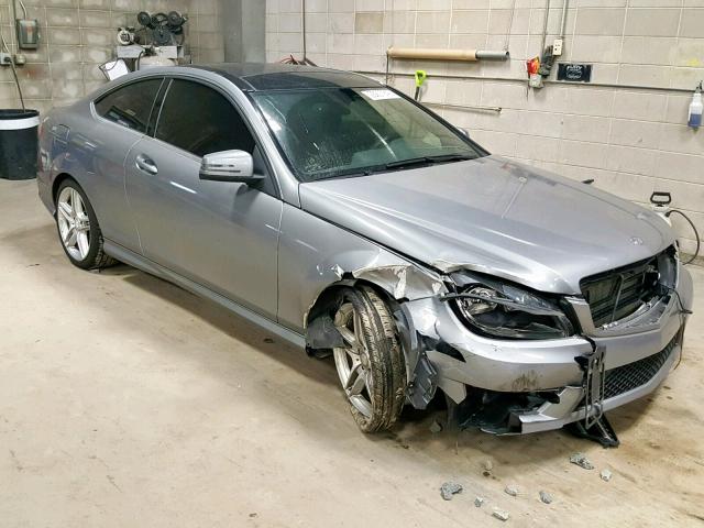 WDDGJ4HB6DF947027 - 2013 MERCEDES-BENZ C 250 GRAY photo 1