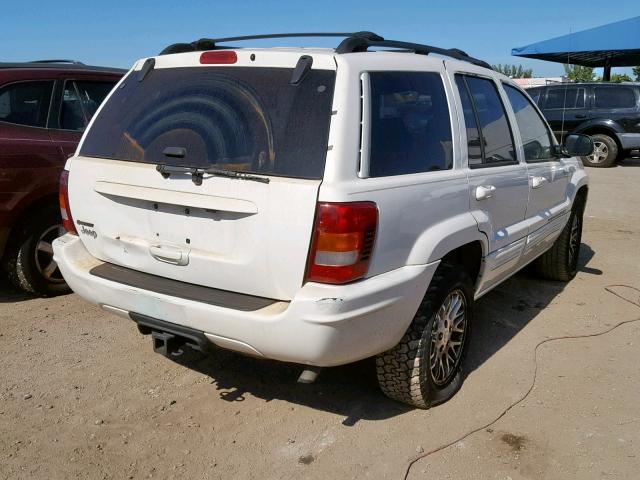 1J4GX58S04C221836 - 2004 JEEP GRAND CHER WHITE photo 4