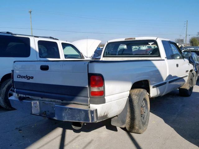 3B7KC22D8WG111010 - 1998 DODGE RAM 2500 WHITE photo 4