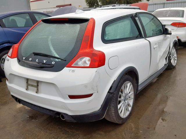 YV1672MK0C2274685 - 2012 VOLVO C30 T5 WHITE photo 4