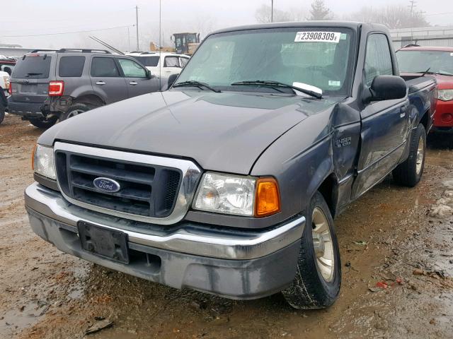 1FTYR10D65PA89282 - 2005 FORD RANGER GRAY photo 2