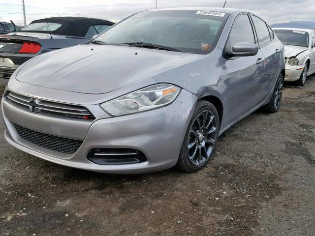 1C3CDFAA3ED724071 - 2014 DODGE DART SE SILVER photo 2