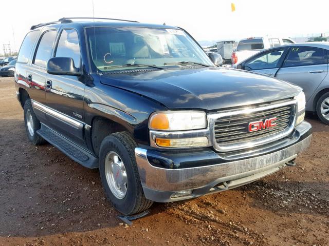 1GKEK13Z52R232726 - 2002 GMC YUKON BLACK photo 1