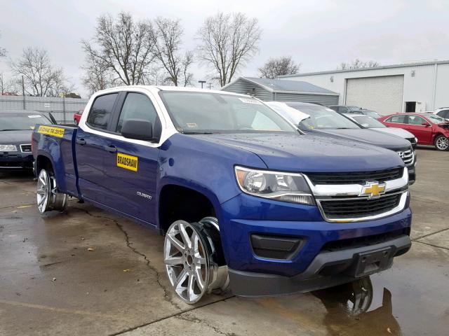 1GCGSAE30F1205869 - 2015 CHEVROLET COLORADO BLUE photo 1