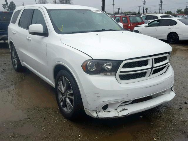 1C4SDHCT4DC682161 - 2013 DODGE DURANGO R/ WHITE photo 1