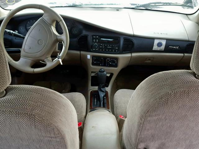 2G4WB52K611295283 - 2001 BUICK REGAL LS BEIGE photo 9
