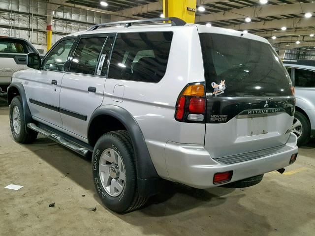 JA4MT21H83J034155 - 2003 MITSUBISHI MONTERO SP SILVER photo 3