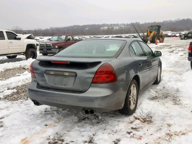 2G2WR524351178787 - 2005 PONTIAC GRAND PRIX GRAY photo 4