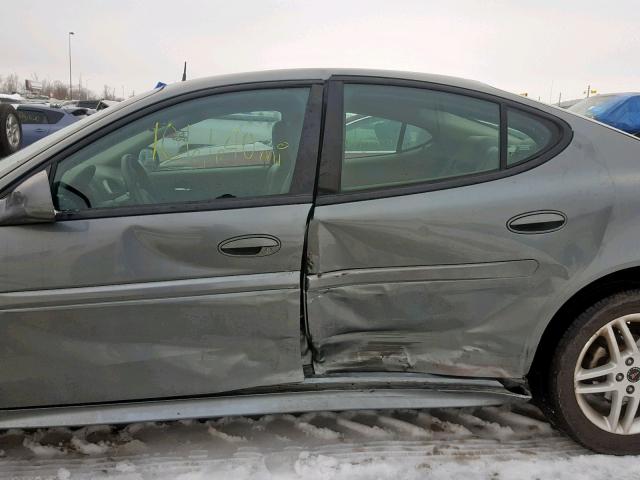 2G2WR524351178787 - 2005 PONTIAC GRAND PRIX GRAY photo 9