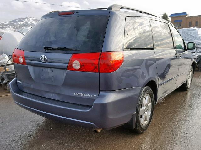 5TDZA23C46S556193 - 2006 TOYOTA SIENNA LE GRAY photo 4