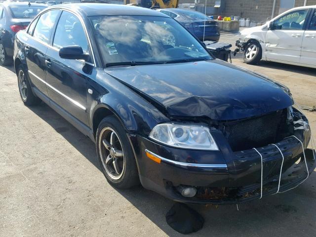 WVWTH63B03P256527 - 2003 VOLKSWAGEN PASSAT GLX 黑色 照片 1