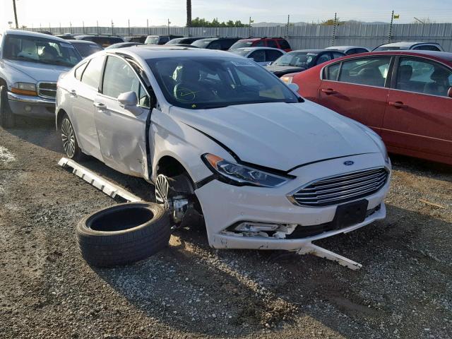 3FA6P0SU2HR379610 - 2017 FORD FUSION TIT WHITE photo 1