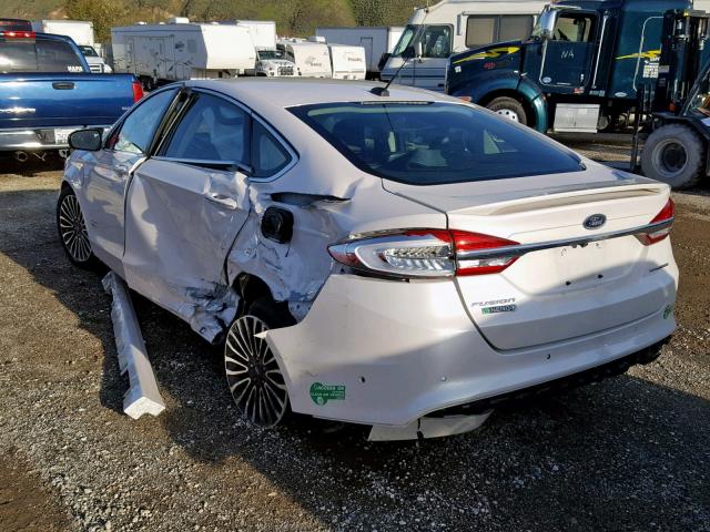 3FA6P0SU2HR379610 - 2017 FORD FUSION TIT WHITE photo 3