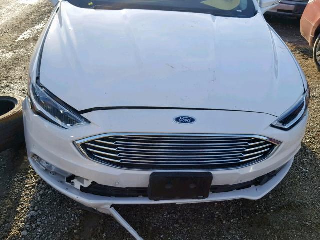 3FA6P0SU2HR379610 - 2017 FORD FUSION TIT WHITE photo 7