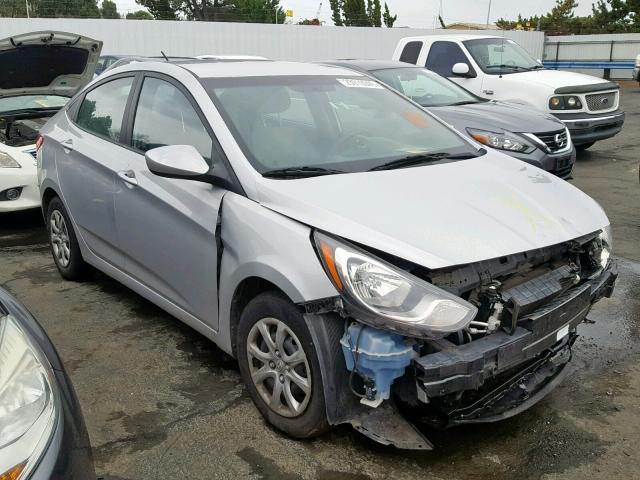 KMHCT4AE8EU623206 - 2014 HYUNDAI ACCENT GLS ვერცხლისფერი ფოტო 1