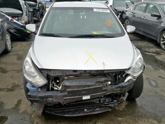 KMHCT4AE8EU623206 - 2014 HYUNDAI ACCENT GLS ვერცხლისფერი ფოტო 7