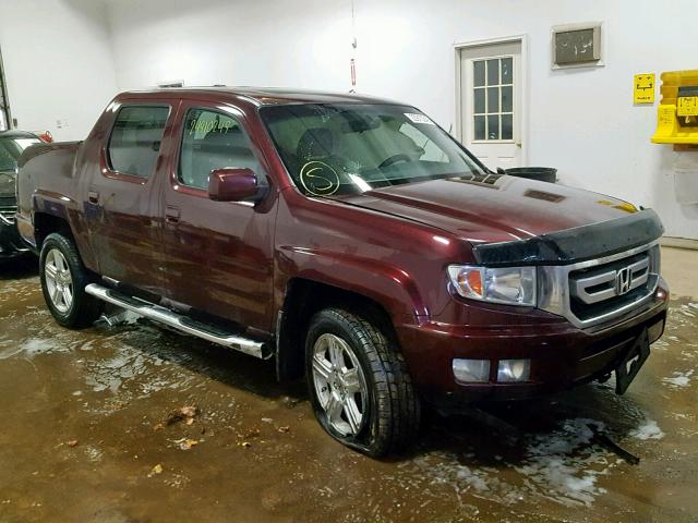 2HJYK16579H000233 - 2009 HONDA RIDGELINE BURGUNDY photo 1