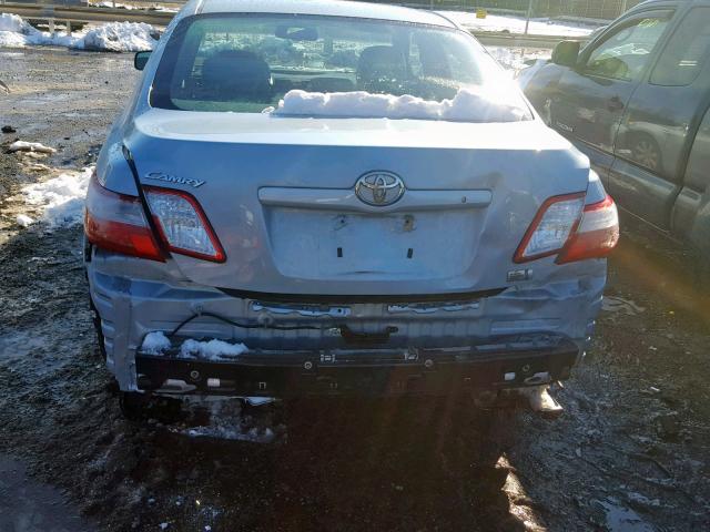 4T1BB46K39U072749 - 2009 TOYOTA CAMRY HYBR BLUE photo 9