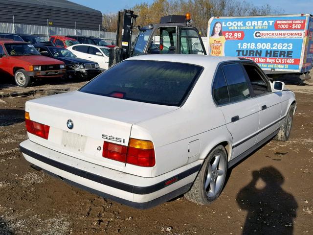 WBAHD5316MBF94659 - 1991 BMW 525 I WHITE photo 4