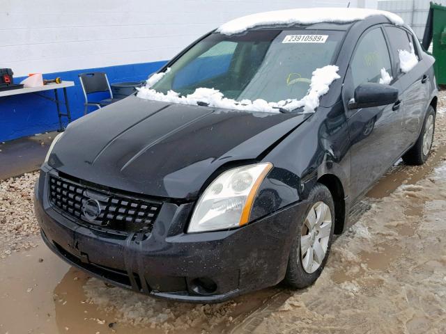 3N1AB61EX9L607893 - 2009 NISSAN SENTRA 2.0 BLACK photo 2