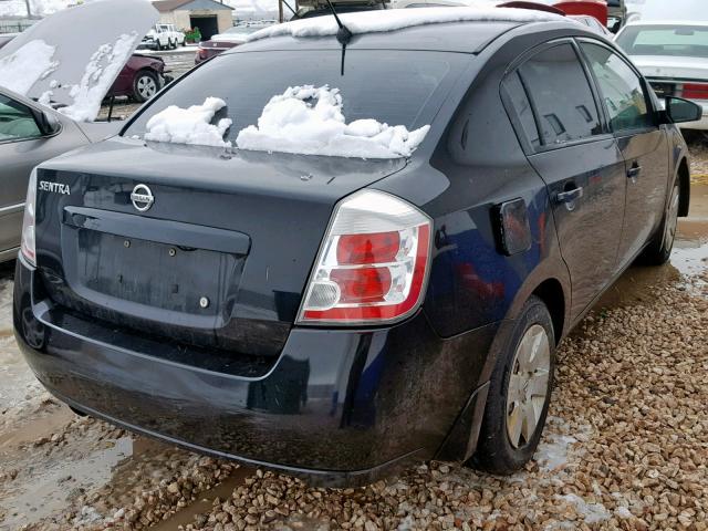 3N1AB61EX9L607893 - 2009 NISSAN SENTRA 2.0 BLACK photo 4