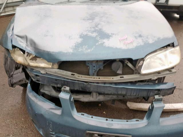 3N1BB51D41L117329 - 2001 NISSAN SENTRA SE BLUE photo 7